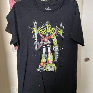 NEW! Voltron Black T-Shirt size M w/Defects